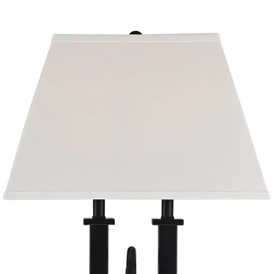 Possini Euro Design Possini Euro Deacon Black USB Port And Outlet Gooseneck Desk Lamps Set Of 2 - Image 5