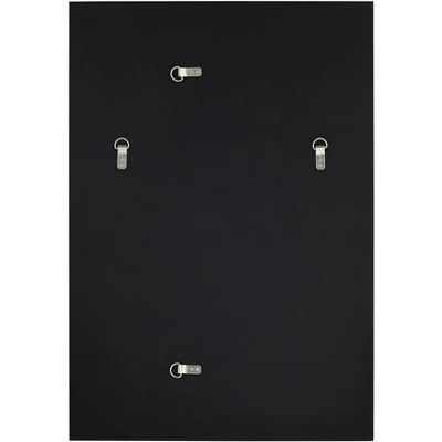 Possini Euro Design Rectangular Vanity Decorative Wall Mirror Modern Beveled Edge Clear Mirrored Tiles Frame 27" Wide For Bathroom Bedroom Living Room - Image 6