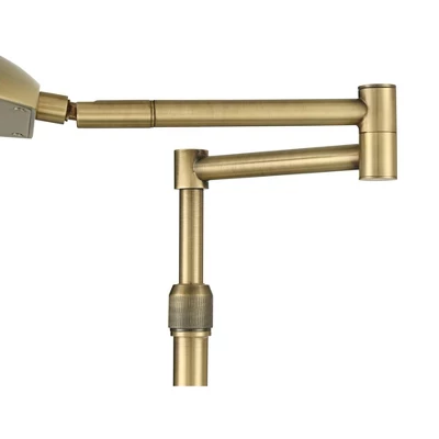Possini Euro Design Possini Euro Warm Gold LED Swing Arm Desk Lamp - Image 4
