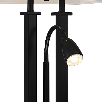 Possini Euro Design Possini Euro Deacon Black USB Port And Outlet Gooseneck Desk Lamps Set Of 2 - Image 6