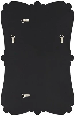 Possini Euro Design Fabrina Rectangular Vanity Decorative Wall Mirror Modern Beveled Edge Flower Glass Mirrored Frame 26" Wide For Bathroom Bedroom - Image 7