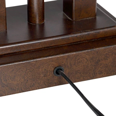 Possini Euro Design Possini Euro Deacon Bronze Gooseneck Lamps With USB And Outlet Set Of 2 - Image 7